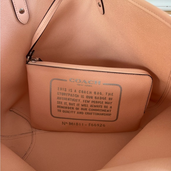 Coach Reversible City Tote with Floral Ditsy Print - Picture 5 of 5